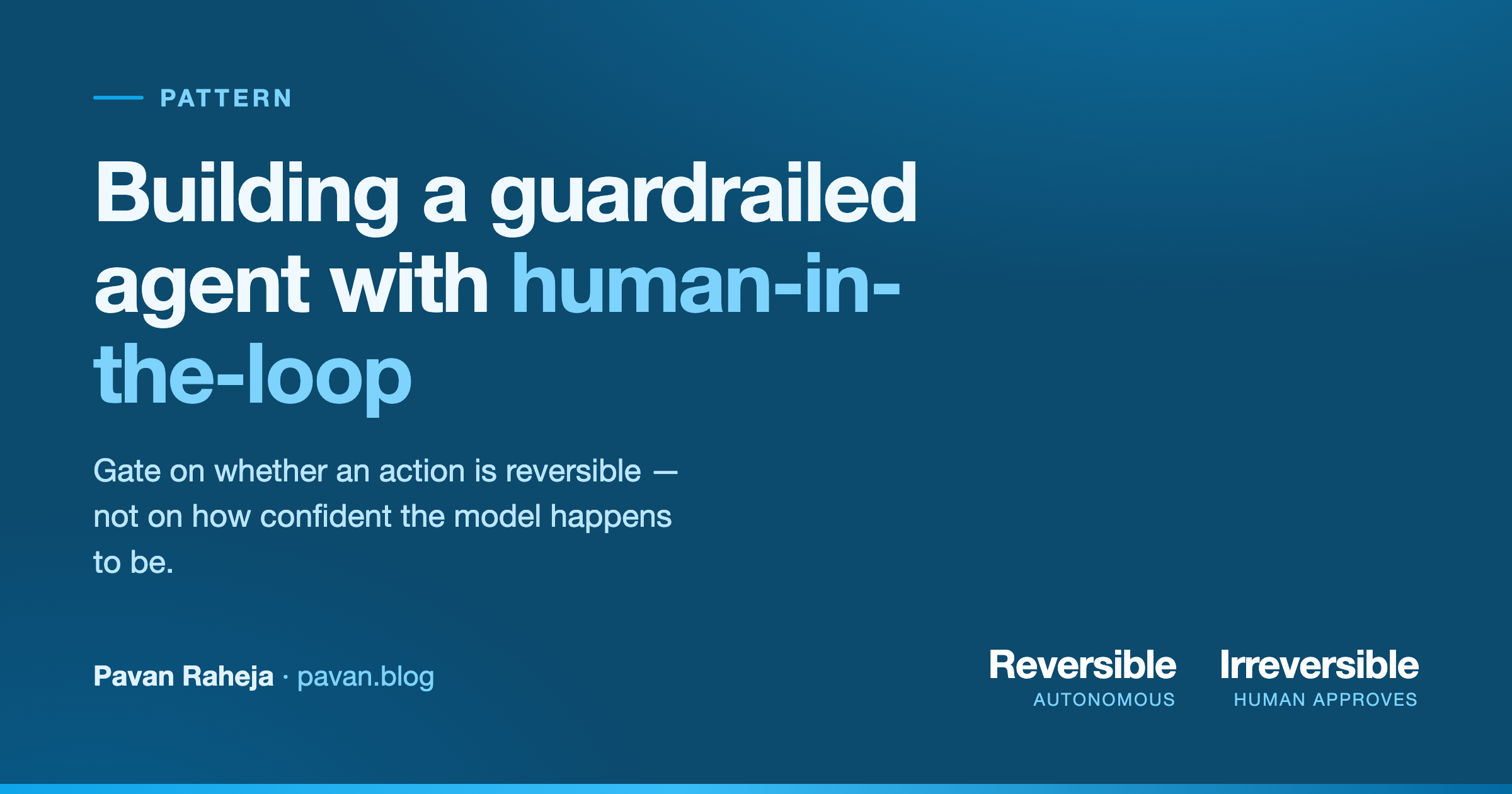 Building a Guardrailed AI Agent with Human-in-the-Loop